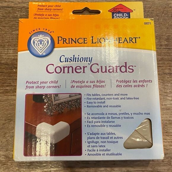 Child Proof Cushiony Corner Guards Tan Set of 4 - Picture 12 of 14